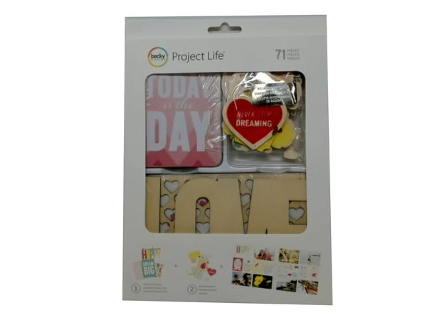 Scrapbook Value Kit Note To Self 71pcs. Project Life