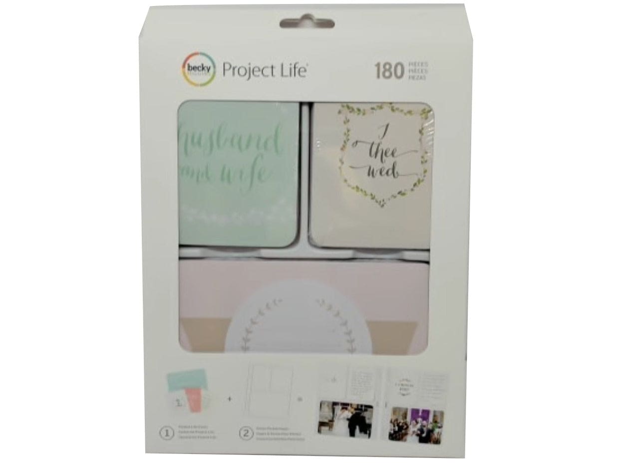 Scrapbook Value Kit Wedding 180pcs. Project Life - Brantford Surplus