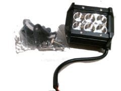 Spotlight 6 LED light bar mount 18 watt 10-30vdc IP67 6000K 1500LM 97x80x65mm - Brantford Surplus