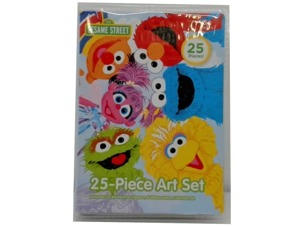 Art Set 25pc. Sesame Street - Brantford Surplus