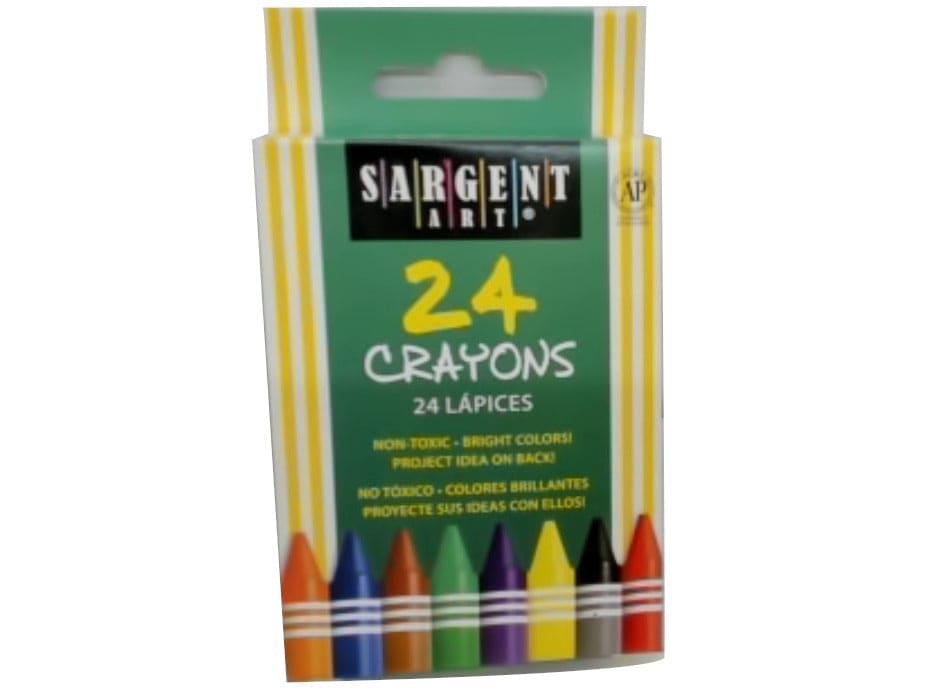 Crayons 24pk. Sargent Art - Brantford Surplus