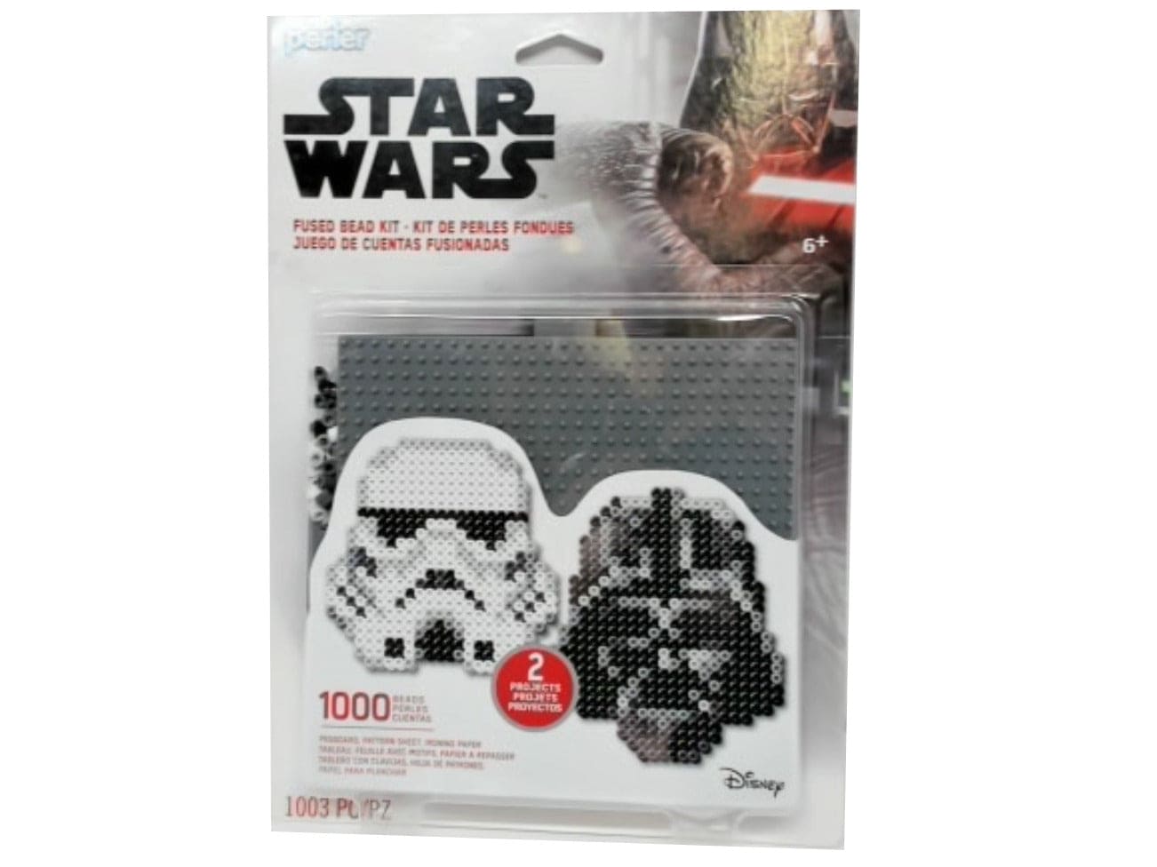 Fused Bead Kit Star Wars 2 Projects 1000 Beads Perler - Brantford Surplus