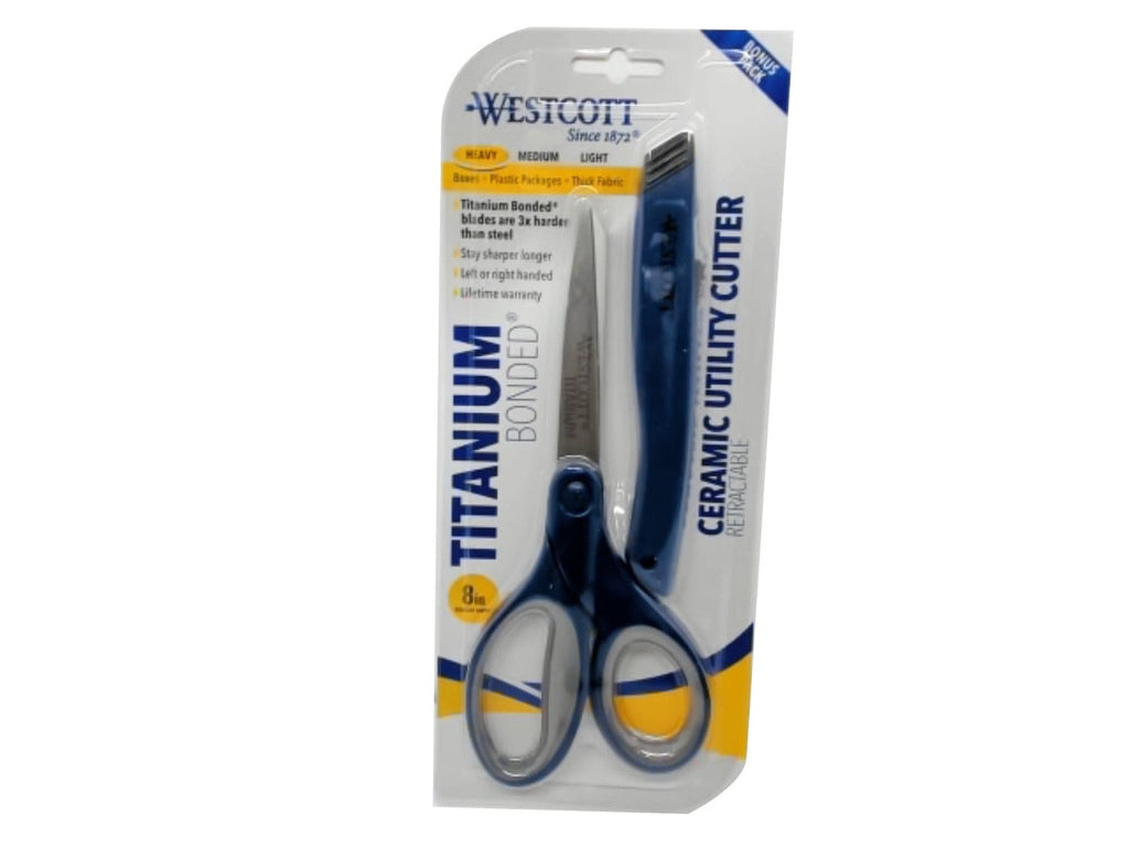 Titanium Bonded Scissors and Ceramic Utility Cutter