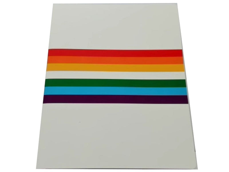Journal Rainbow White 7.5" X 9.5" 96 Sheets Gartner