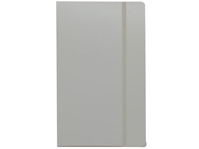 Notebook White 5" x 8.25" Elastic Close