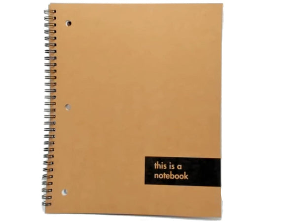 Notebook 10.5" x 8" 80 College Ruled Sheets Hilroy