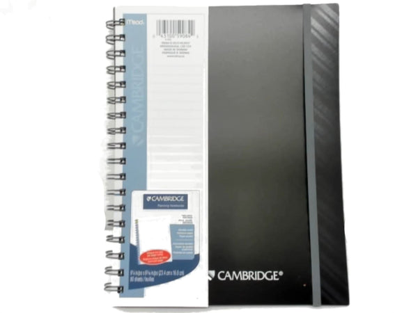 Planning Notebook 9-1/4" x 6-5/16" 80 Sheets Cambridge