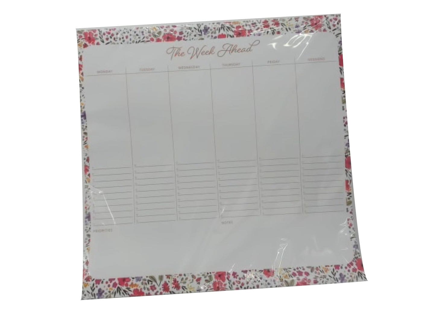 Planner Pad 12"x12" Floral 125 Sheets - Brantford Surplus