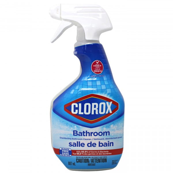 CLOROX SPRAY 887ML BATHROOM CLEANER - Brantford Surplus