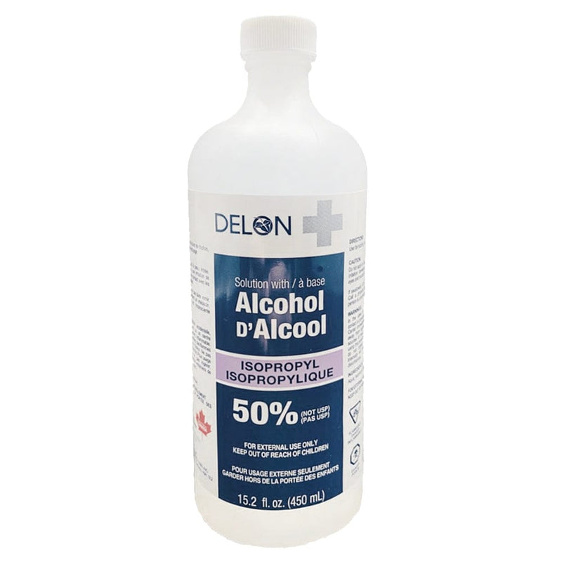Solution pour friction à base d'alcool à 50 %, 450 mL Delon