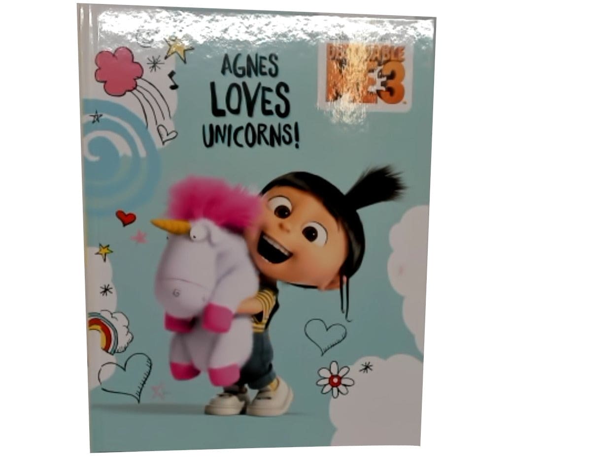 Book Agnes Loves Unicorns! Despicable Me 3 - Brantford Surplus