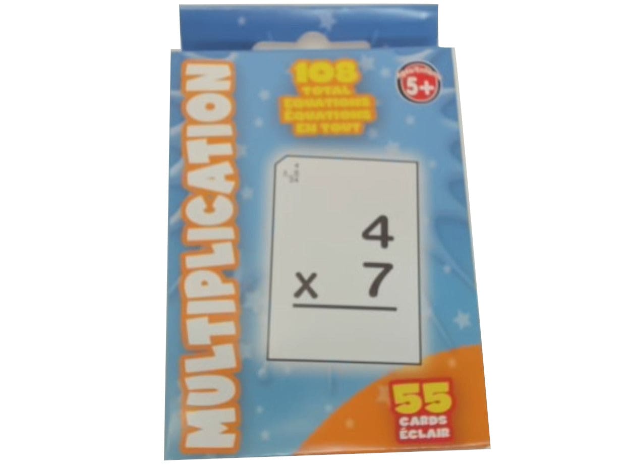 Flash Cards 55pk Multiplication - Brantford Surplus