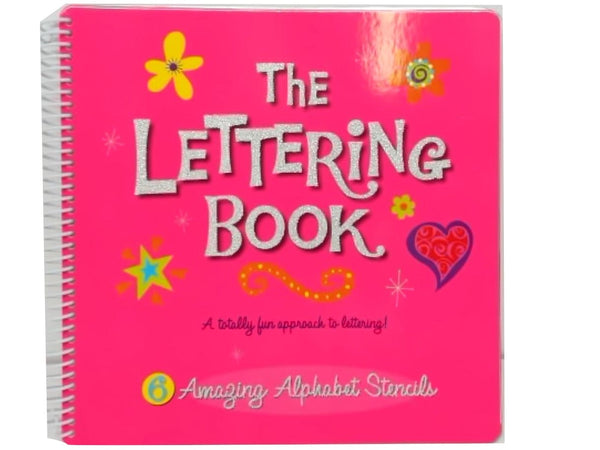The Lettering Book w/6 Alaphabet Stencils