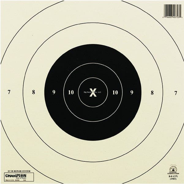 Paper Target 10.5" Bullseye 12Pk GB-8 Champion - Brantford Surplus