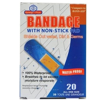 WATERPROOF BANDAGE 20PK - Brantford Surplus