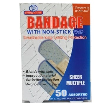 BANDAGE BREATHABLE LONG LASTING PROTECTION 50PK - Brantford Surplus