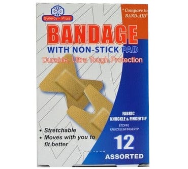 BANDAGE FABRIC & KNUCKLE TIP ASSTD - Brantford Surplus