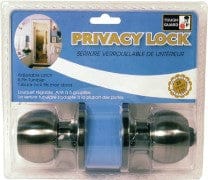 privacy lock pewter