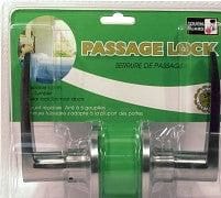 passage door lock lever stainless steel