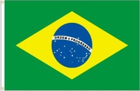 Flag 36"x60"-Brazil