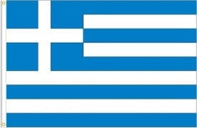 Flag 36"x60"-Greece