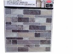 iDesign Wall Decals, square/re-tile, Greys..10x10" - Brantford Surplus