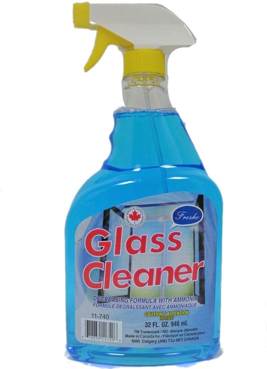 FRESHO GLASS CLEANER 946ml W/SPRAY BOTTLE - Brantford Surplus