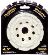 Diamond cup wheel 4.5" 7/8 bore 7500 RPM