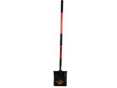 Shovel square 10x58 inch fiberglass L handle - Brantford Surplus