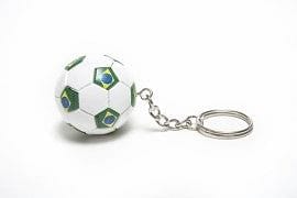 Soccer keychain - Brazil