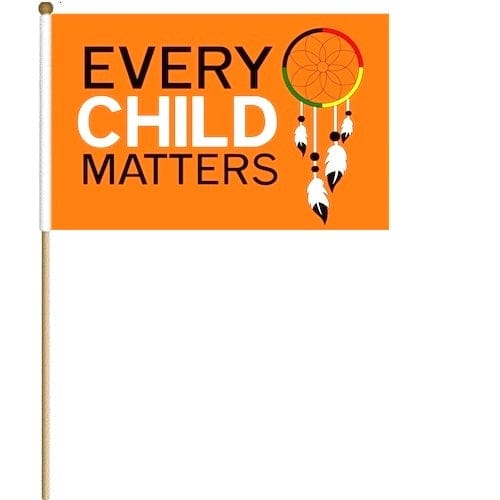 Every child matters 12x18 inch flag with dream catcher - Brantford Surplus