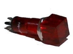 Indicator Light 10mm Square Red Chassy Mount (Or 12/$2.99)