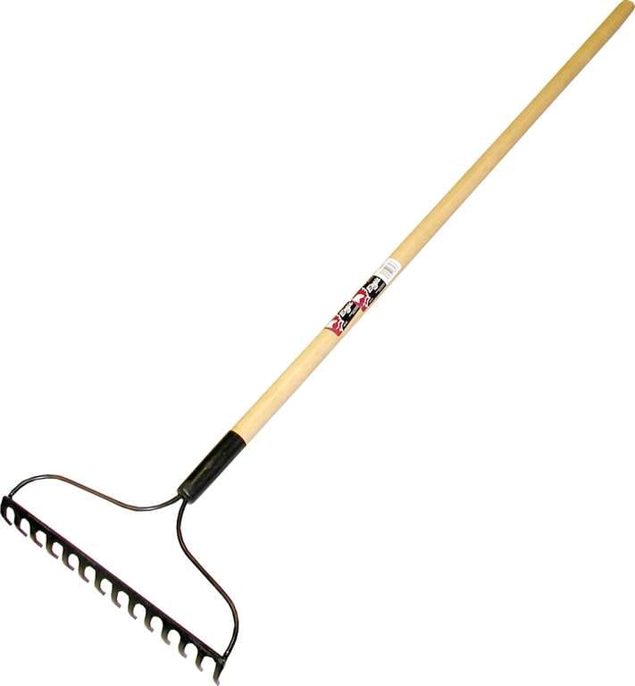 Bow garden rake 54 inch 14 tooth - Brantford Surplus