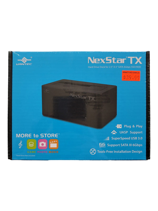 NexStarTX - Hard Drive Dock for 2.5"/3.5" SATA 6Gbps SSD/HDD