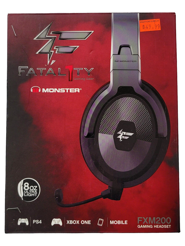 Monster - Fatal1ty Gaming Headset (Refurbished)