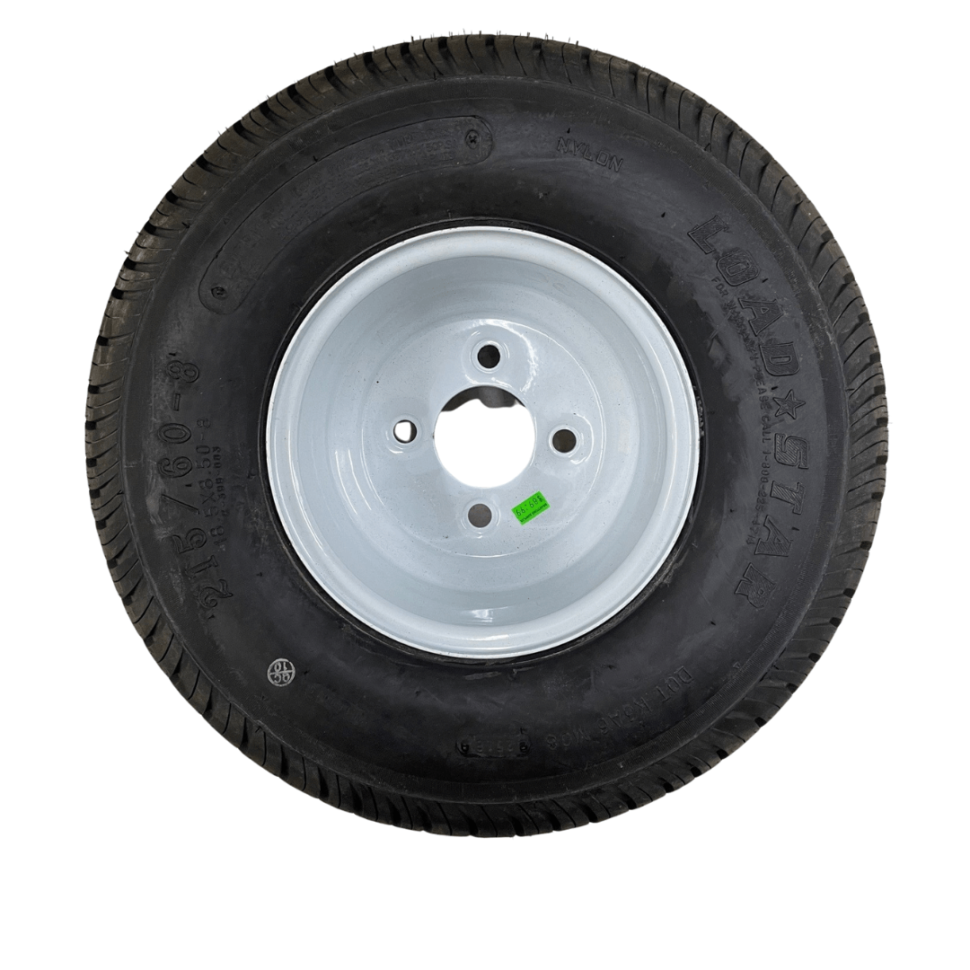 215/60 - 8 6PR KENDA 4BLT WHT 8x7.00 4/4 Solid White - Brantford Surplus