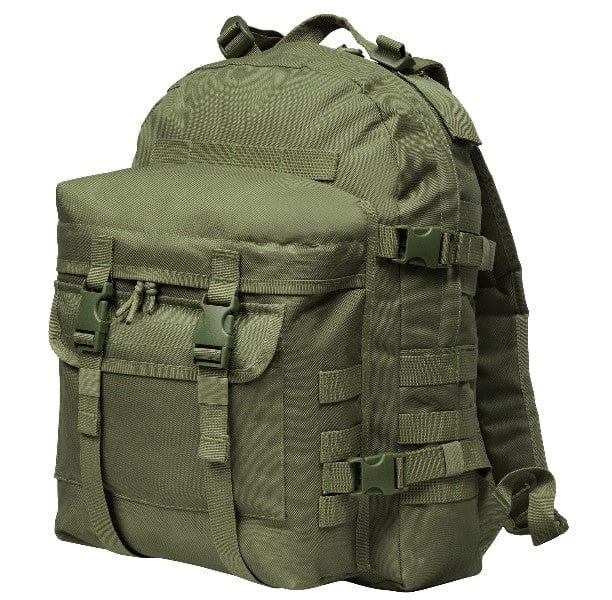 Day-3 tactical packs olive drab modelled based on U.S. military 3 day assault pack 35L capacity - Brantford Surplus