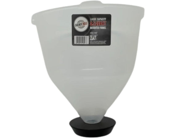 Weighted Funnel 3.5 Quart Large Capacity