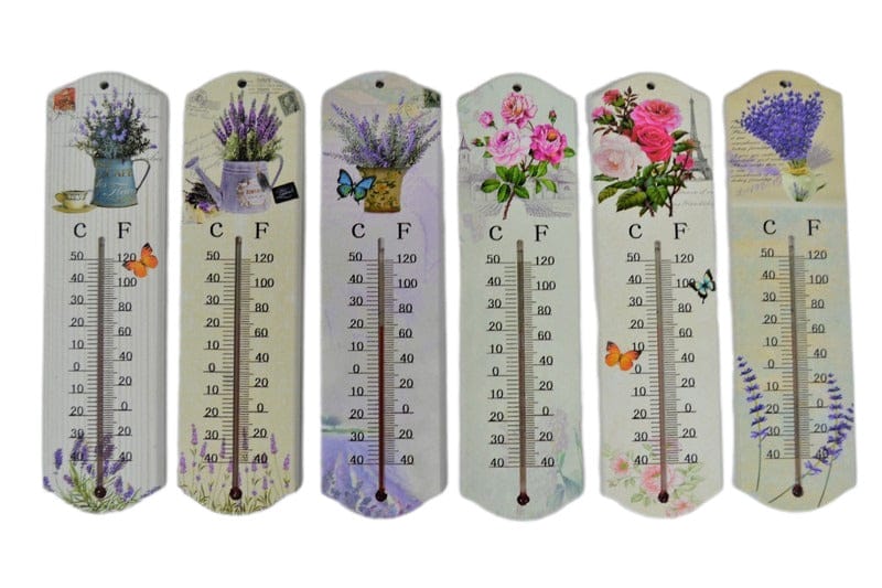 WEATHER THERMOMETER WOODEN