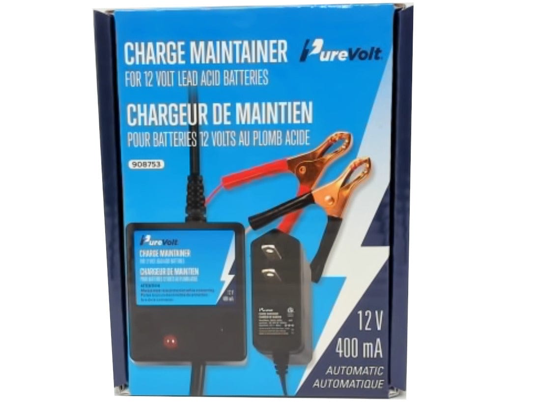 Charge Maintainer For 12V Lead Acid Batteries Purevolt - Brantford Surplus