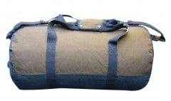 Round duffle bag 30 inch - brown