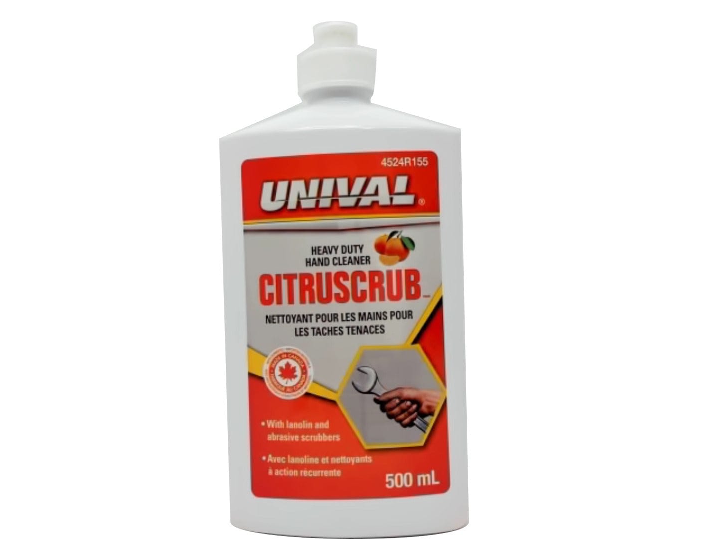 Hand Cleaner Heavy Duty Citruscrub 500mL Unival - Brantford Surplus