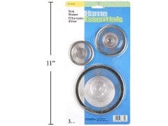 3 - pc Steel Mesh Drain Strainers - Brantford Surplus