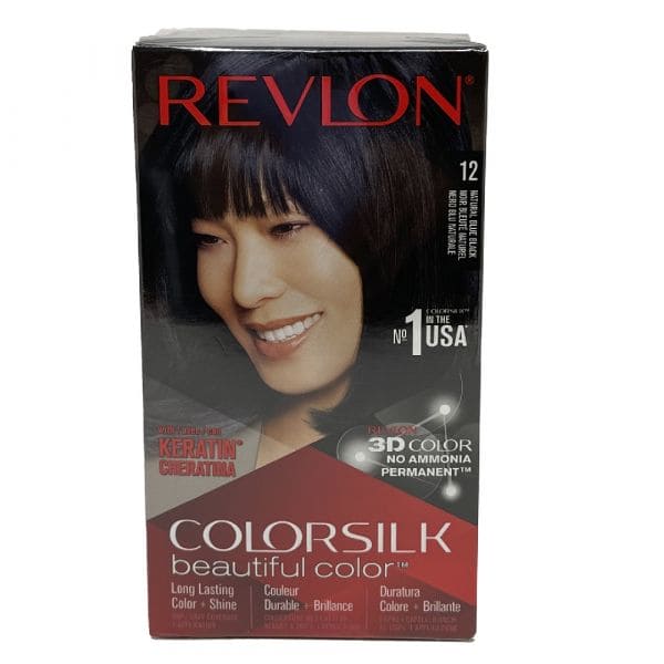 REVLON COLORSILK #12 NATURAL BLUE BLACK - Brantford Surplus