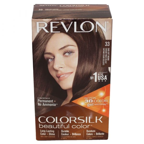 REVLON COLORSILK #33 DARK SOFT BROWN - Brantford Surplus