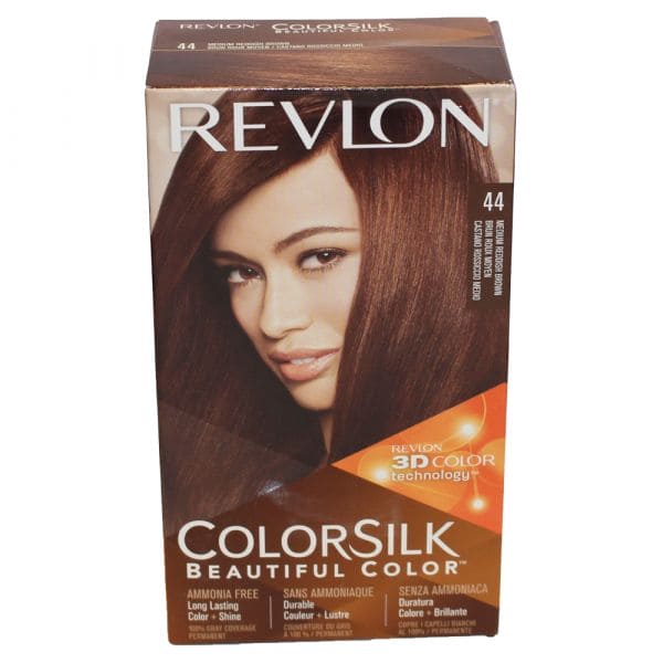 REVLON COLORSILK #44 MEDIUM REDDISH BROWN - Brantford Surplus