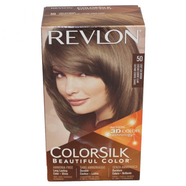 REVLON COLORSILK #50 LIGHT ASH BROWN - Brantford Surplus