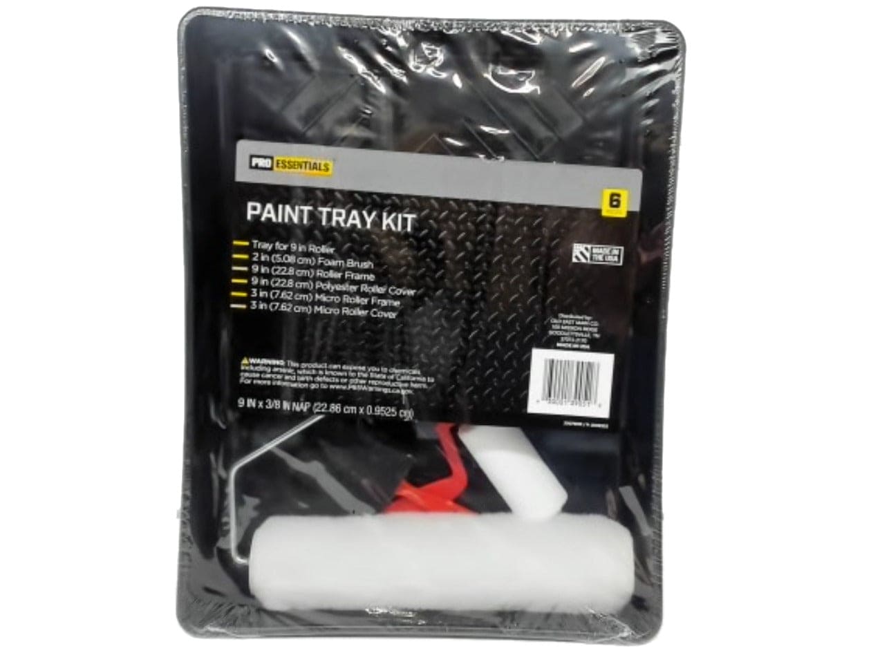 Paint Tray Kit 6pcs. Pro Essentials (ENDCAP) - Brantford Surplus