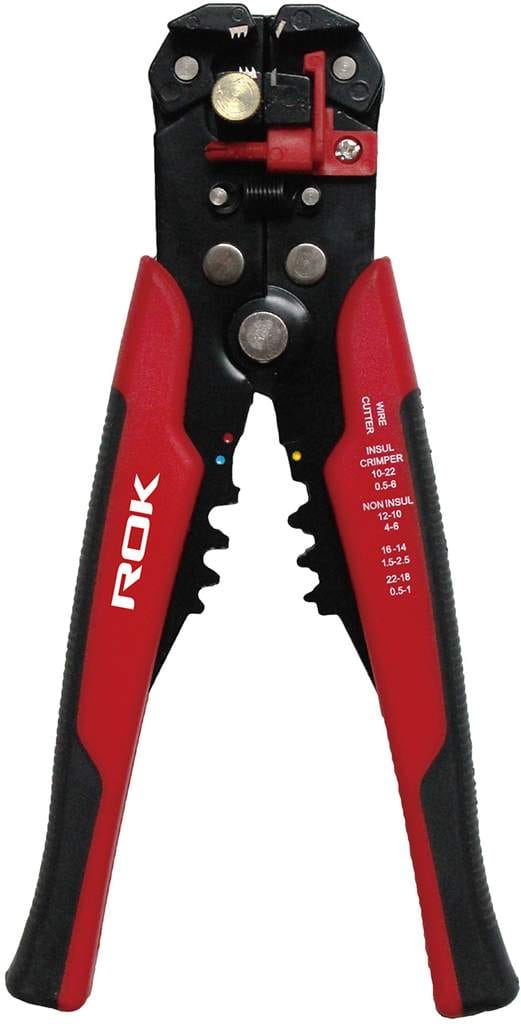 Automatic wire stripper - cut and strip 10 to 26 gauge wire - crimp terminals