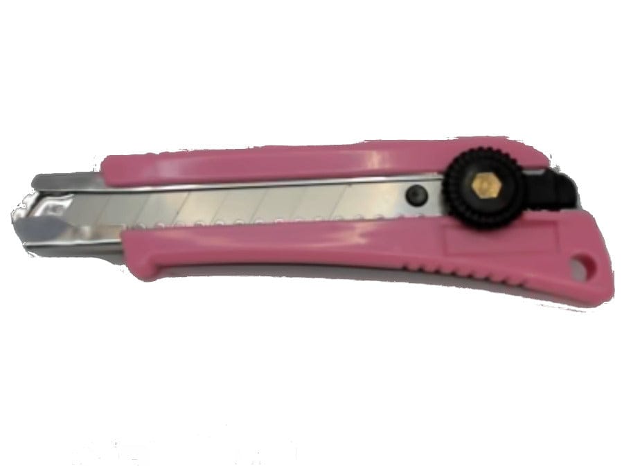 Utility Knife 18mm Pink (Take Out Of Package) - Brantford Surplus